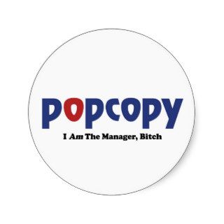 Popcopy Copy Shop Parody Sticker