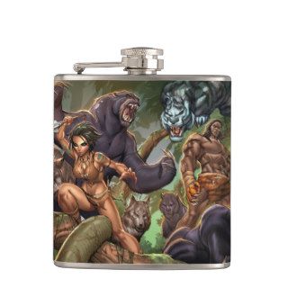 Jungle Book #1a   All Characters And Animals Flasks