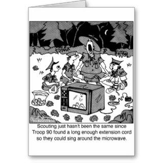 Singing Around the Microwave Greeting Cards