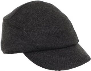 Marc New York By Andrew Marc Men's Knit Brim Hat, Charcoal Heather, One Size at  Mens Clothing store Newsboy Caps