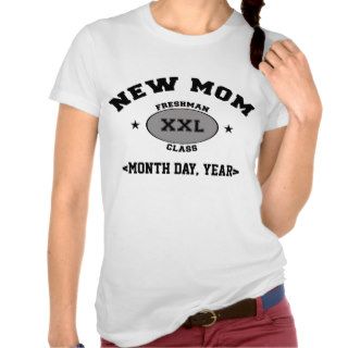 Personalized New Mom T Shirt