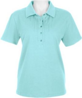 Coral Bay Golf Short Sleeve Polo Shirt Blue Small Clothing