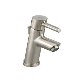 American Standard Serin Petite Monoblock Single Hole 1 Handle Bathroom Faucet in Satin Nickel 2064.131.295