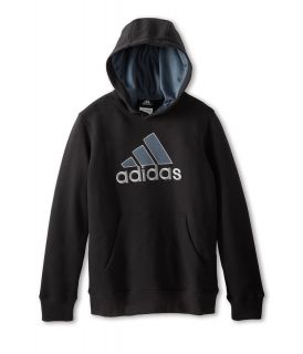 adidas Kids Post Route Hoodie Boys Sweatshirt (Black)