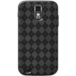 Amzer AMZ92237 Luxe Argyle High Gloss TPU Soft Gel Skin Case for Samsung Galaxy S II SGH T989   1 Pack   Frustration Free Packaging   Smoke Grey Cell Phones & Accessories