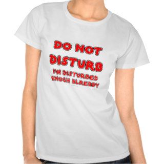 FGD   Do Not Disturb, I'm disturbed enough already Tee Shirt