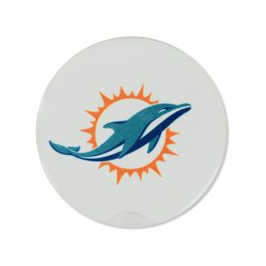 Miami Dolphins 2 Pack Car Coasters