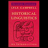 Historical Linguistics  An Introduction