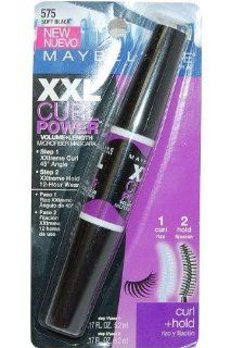 Maybelline XXL Curl Power Volume+Length Microfiber Mascara 575 Soft Black Beauty