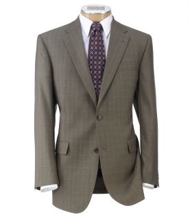Signature 2 Button Imperial Wool/Silk Blend Suit Extended Sizes JoS. A. Bank Men