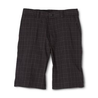 Dickies Mens Regular Fit Shorts   Dark Gray Plaid 36