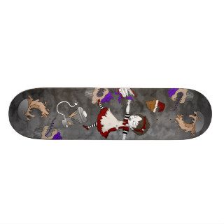 Alice and the Evil Bakery Custom Skate Board