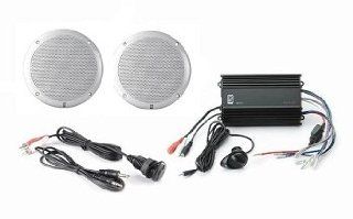POLYPLANAR  KIT 4 WHITE   AMP AND MA4055 SPEAKERS  Vehicle Speakers 