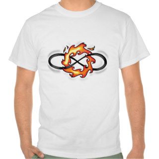Eternal Fire Design T shirt