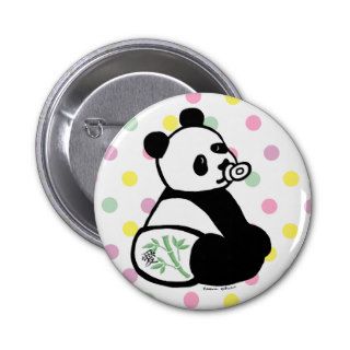 Baby Panda Cartoon Pins