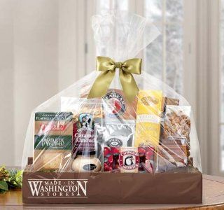 Made In Washington Taste of the Northwest Gift Basket  Gourmet Snacks And Hors Doeuvres Gifts  Grocery & Gourmet Food