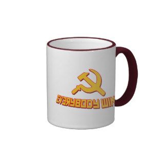 With Socialism Everybody Wins Government Satire Mug