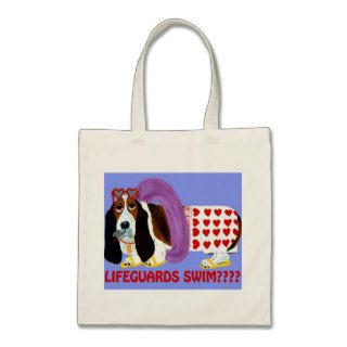 Basset Hound Lifeguard Canvas Bag