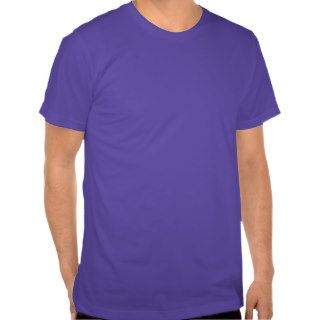 Unisex Basic American Apparel T Shirt Purple