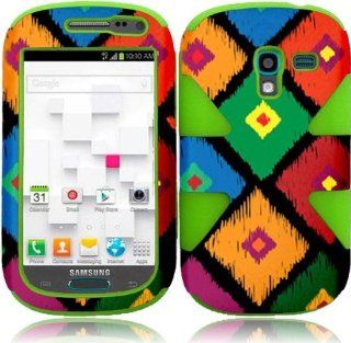 Samsung T599 Galaxy Exhibit ( Metro PCS , T Mobile ) Phone Case Accessory Colorful Artistic Wonder Dual Protection D Dynamic Tuff Extra Strong Cover with Free Gift Aplus Pouch Cell Phones & Accessories