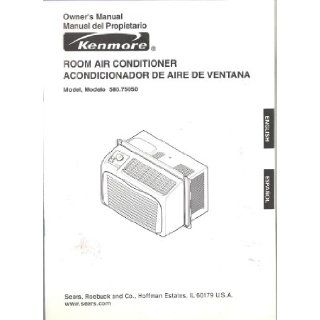 Kenmore Room Air Conditioner Owner's Manual Model # 580.75050 Kenmore Staff Books