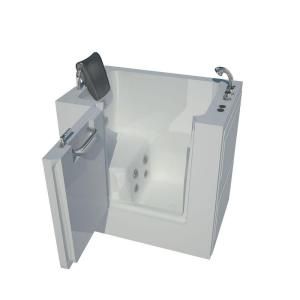 Universal Tubs 3.33 ft. x 31 in. Right Drain Walk In Whirlpool Tub in White HD3140RWH