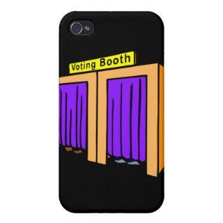 Voting Booth iPhone 4 Cover