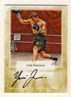 Yuri Foreman 2011 Ringside Boxing Round 2 Autographed Gold Card /10 #A YF2   Autographed Boxing Equipment Sports Collectibles