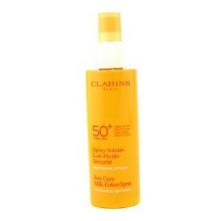 Clarins Sun Care Milk Lotion Spray Very High Protection UVB/UVA 50+ 150ml/5.3oz  Body Lotions  Beauty