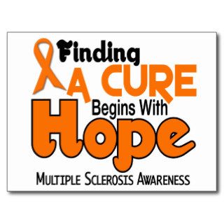 Multiple Sclerosis MS HOPE 5 Postcard