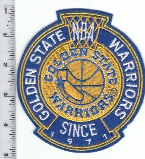 Vintage Early 1990's Golden State Warriors est. 1971 4 1/2" Patch (sew on) Throwback Old Logo 