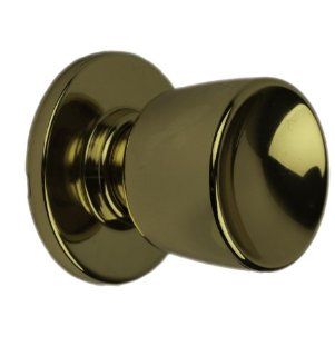 Schlage A10TUL605 A Series Polished Brass Passage Knobset   Doorknobs  