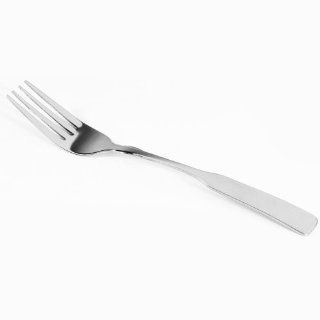 Update International CO 605 Conrad Series Chrome Plated Dinner Fork with 4 Tines, 7 1/2 Inch, Satin (Case of 12) Flatware Forks Kitchen & Dining