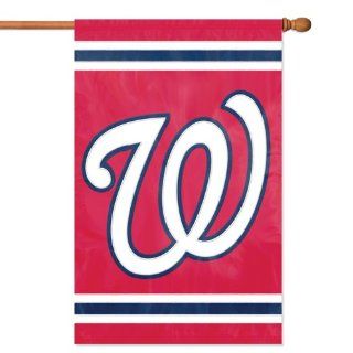 MLB Washington Nationals Applique Banner Flag  Sports Fan Outdoor Flags  Sports & Outdoors