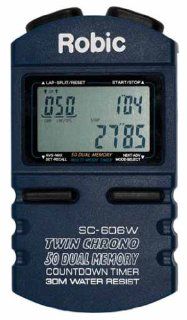 Robic SC 606 30 Lap Memory Dual Split Timer  Robic Stopwatches  Sports & Outdoors