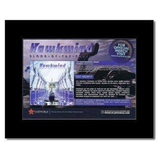 HAWKWIND   Blood of the Earth   Matted Mini Poster   21x13.5cm   Prints