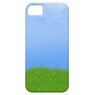 Green Grass & Blue Sky Background iPhone 5 Case