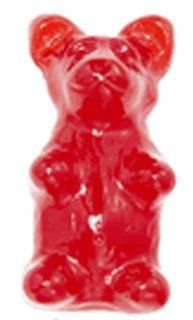 Giant Gummy Bear 1/2 Pound   Cherry Flavored Giant Gummy Bear  Gummy Candy  Grocery & Gourmet Food