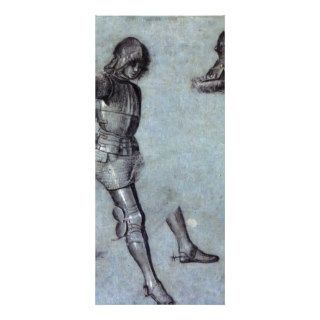 Three Studies of a Cavalier by Vittore Carpaccio Rack Cards