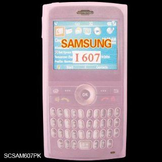 Samsung Blackjack SGH i607 Premium PDA Pink Silicone Skin Case Cover Cell Phones & Accessories