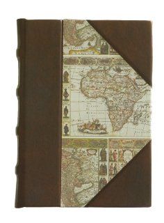 Eccolo Italian Journal, 5 x 7 Inches, Map Paper (M305)  Hardcover Executive Notebooks 