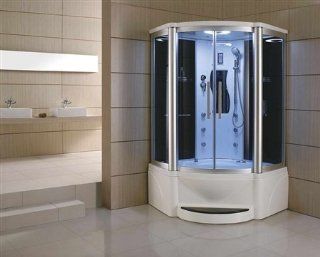 Sliding Door Steam Shower Enclosure Unit   Bathtub And Showerhead Faucet Systems