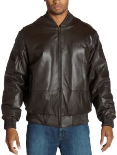Sean John Men's Leather Flight Jacket, Espresso, XX Large at  Mens Clothing store