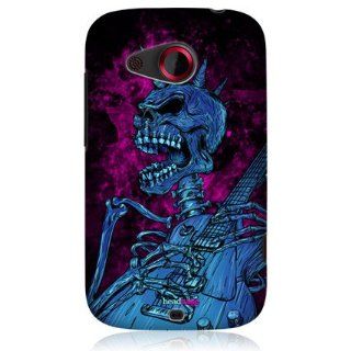 Head Case Designs Blue Gem Skull Of Rock Hard Back Case Cover For HTC Desire C Cell Phones & Accessories