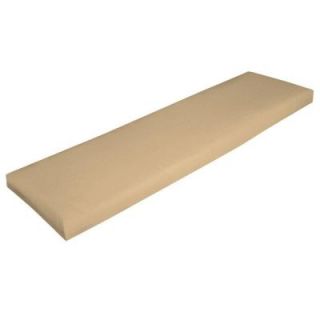 Arden Twilight Solid Khaki Outdoor Bench Cushion DISCONTINUED FB09906B 9D1