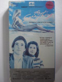 The Sure Thing [VHS] John Cusack, Daphne Zuniga, Anthony Edwards, Boyd Gaines, Tim Robbins, Lisa Jane Persky, Viveca Lindfors, Nicollette Sheridan, Marcia Christie, Robert Anthony Marcucci, Sarah Buxton, Lorrie Lightle, Robert Elswit, Rob Reiner, Andrew S