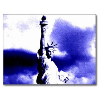 Statue of Liberty Pop Art Postcards