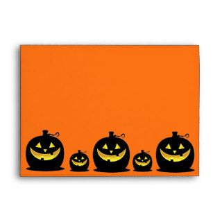 Halloween Jack o Lantern Envelopes