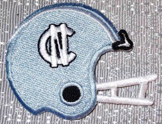 NCAA North Carolina TARHEELS Football Helmet 2 1/4" Wide Embroidered PATCH 