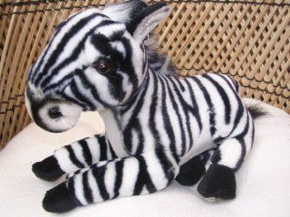 Jungle Joe's Safari Friends Plush Toy ; Talking Zippy the Zebra 10" 